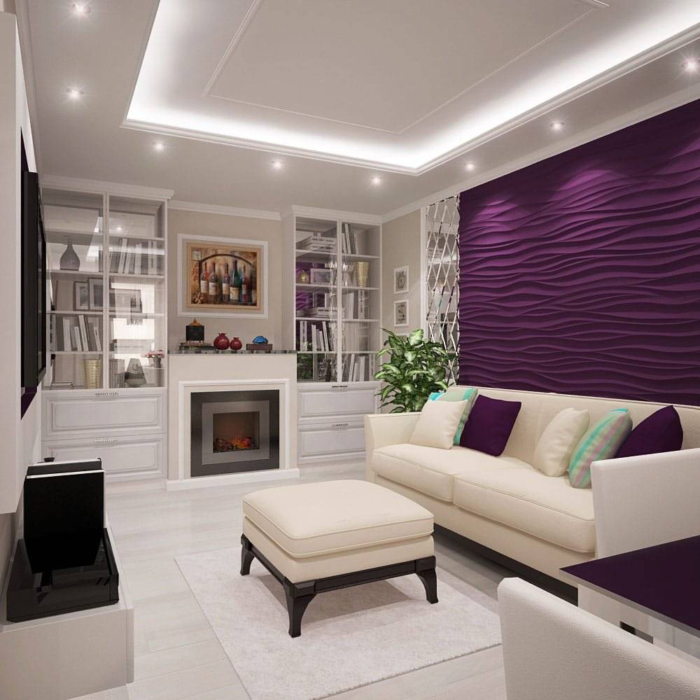 Как использовать фиолетовый диван в интерьере - iloveremont.ru