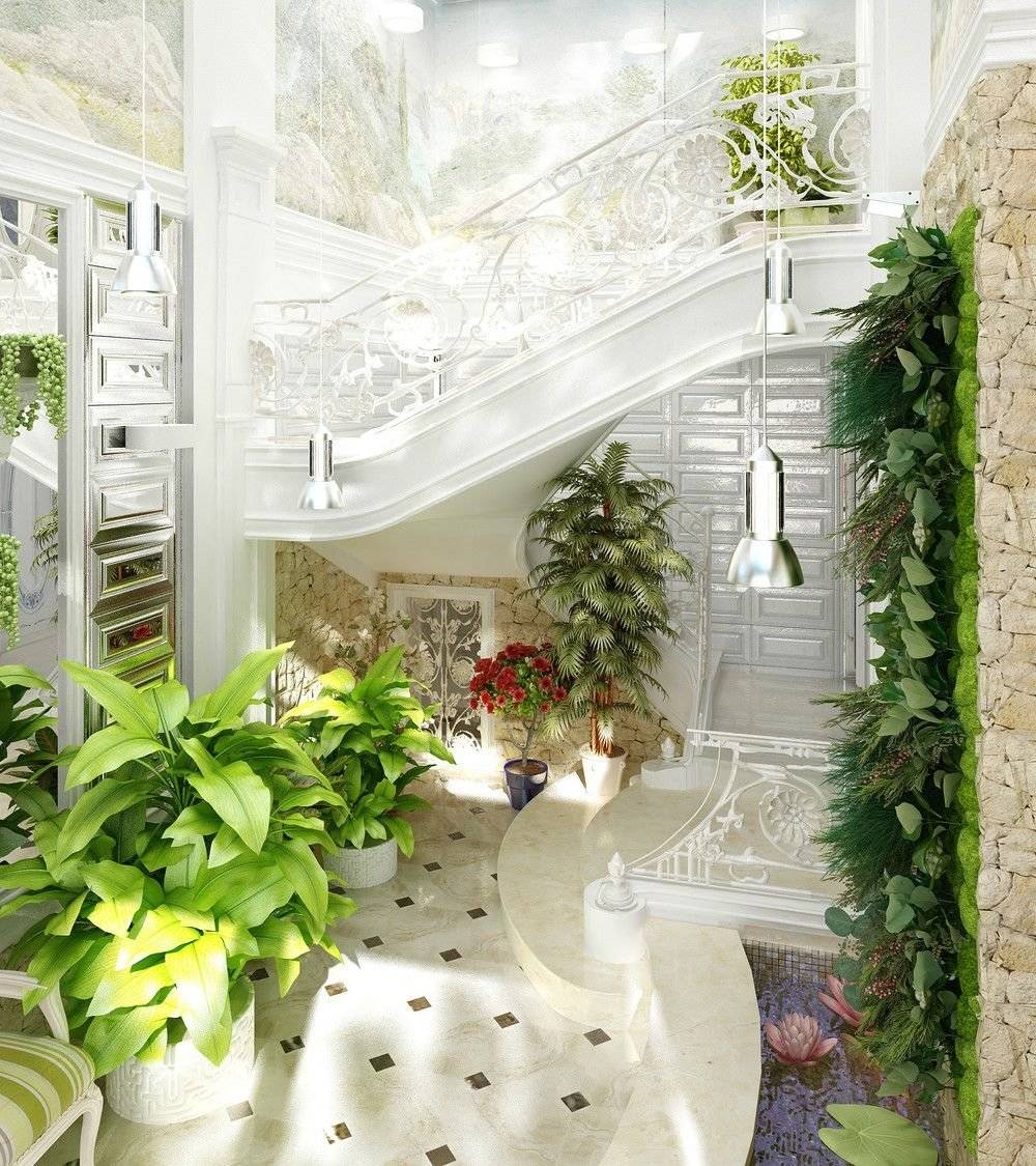 Дизайн зимнего сада, фото,  примеры выполненных проектов  | мастерская зимних садов