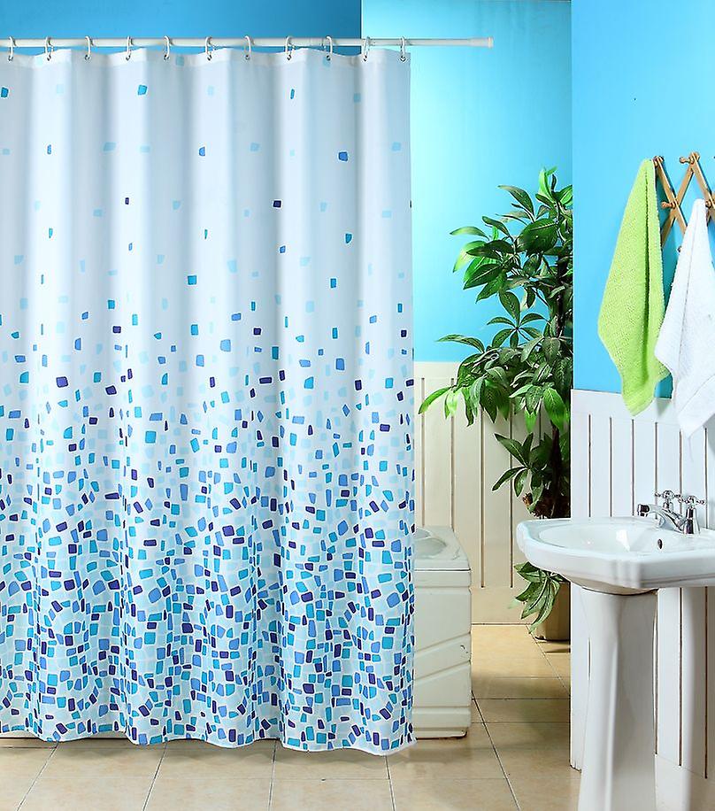 Какая ткань используется для шторок в ванную комнату