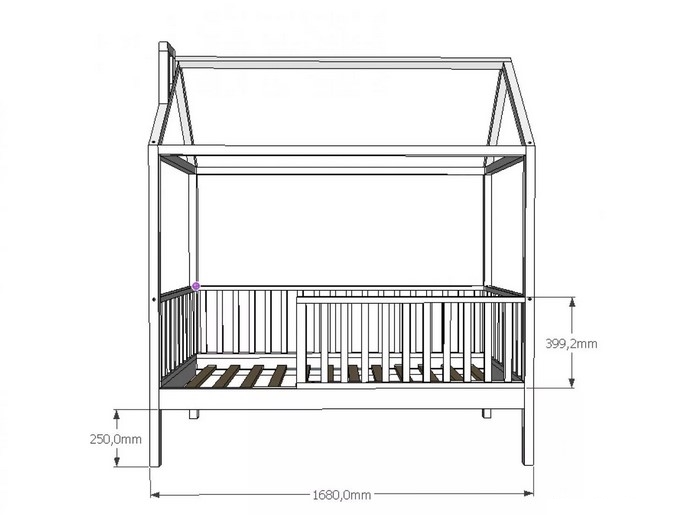 Кроватка для новорожденного своими руками, чертежи фото