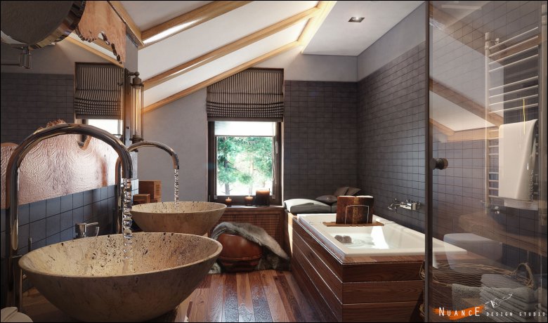 Ванная в стиле лофт - практичные и оригинальные идеи и советы по оформлению ванной комнаты (120 фото)