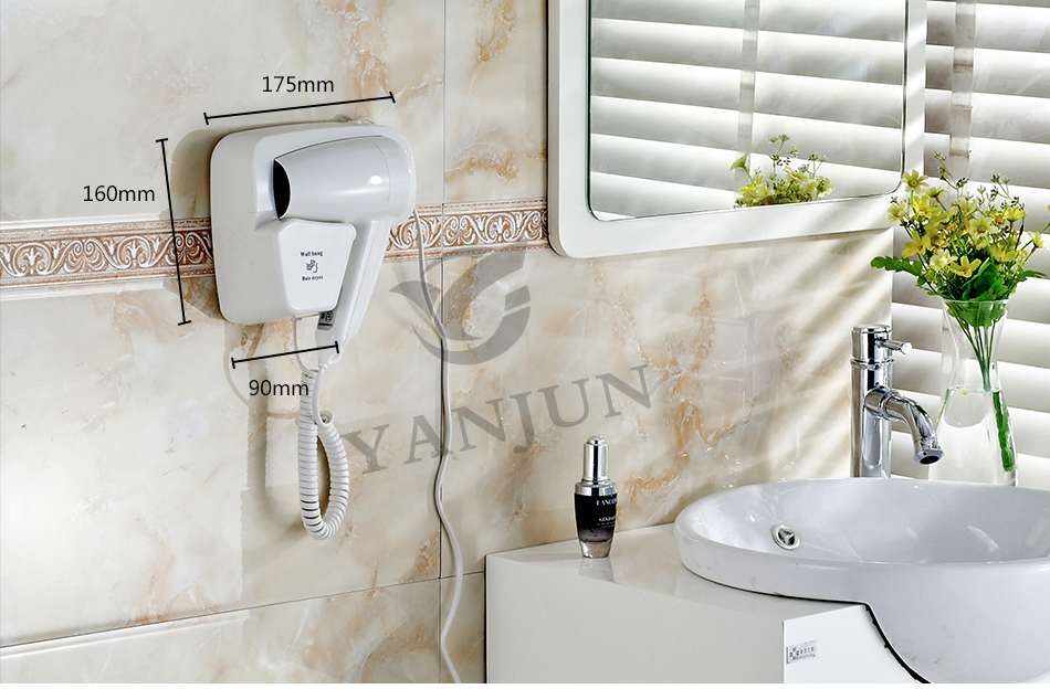 Настенный фен для ванной комнаты — доступно и практично