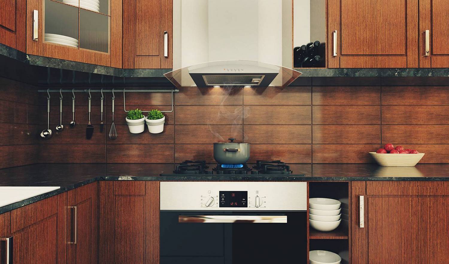 Вытяжка 60 см встроенная в шкаф – как выбрать идеальный вариант для маленькой кухни?