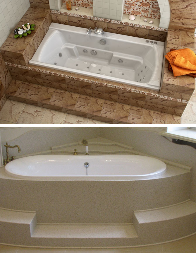 Как сделать подиум для ванной — особенности конструкции