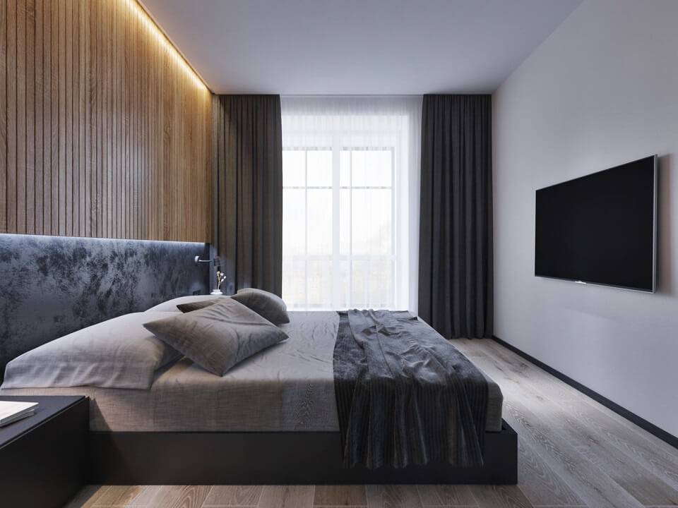 Спальня в стиле минимализм (51 фото) - идеи дизайна интерьера
