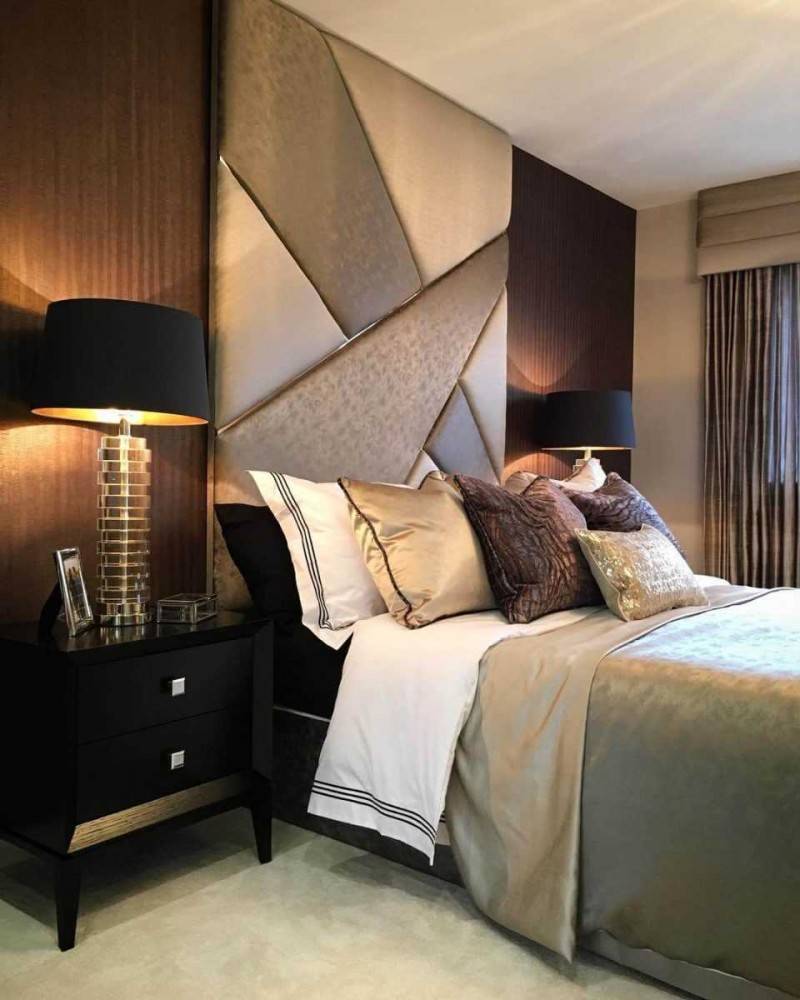 Спальня в коричневых тонах: особенности, сочетания, фото в интерьере