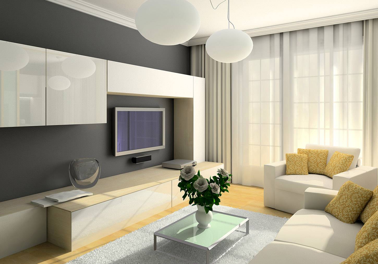 Белая гостиная — идеи обустройства и модные варианты дизайна белого цвета. 95 фото и видео мастер-класс оформления