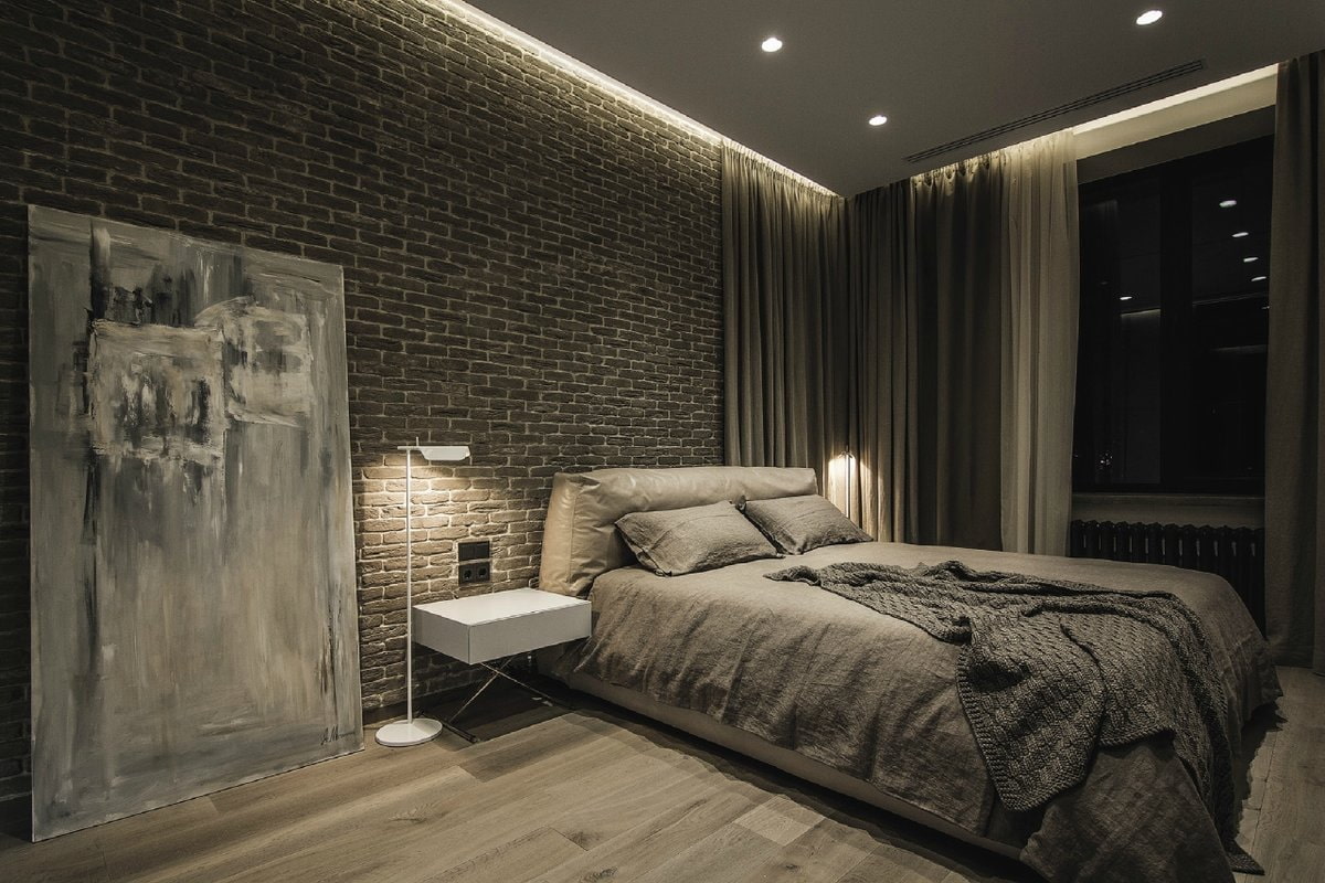 Интерьер спальни в стиле лофт: история возникновения, основные особенности, идеи