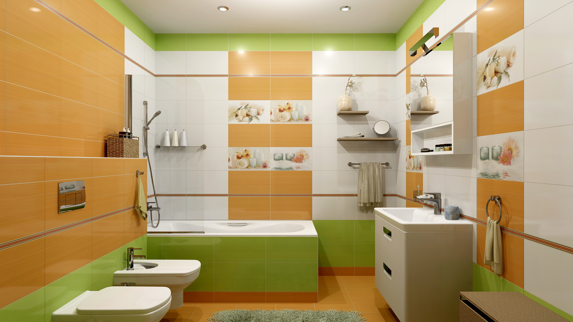 Дизайн плитки в ванной: лучшие идеи дизайна и особенности создания стильного оформления (130 фото)