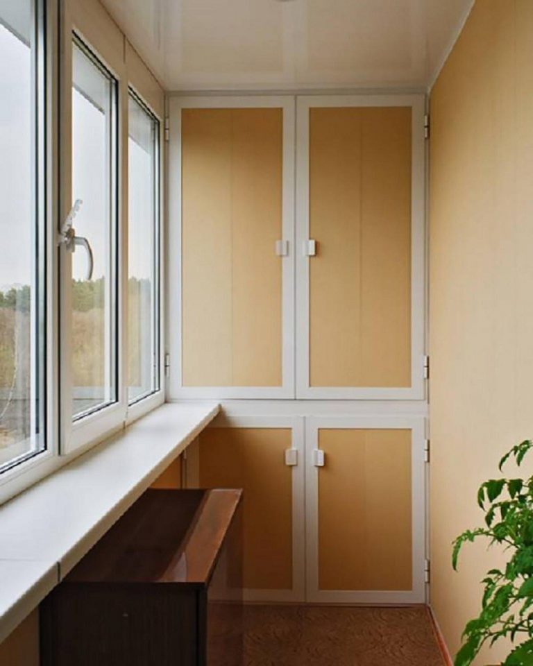 Как сделать шкаф на балконе своими руками: изготовление и сборка