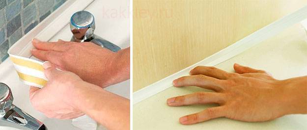 Бордюрная лента для ванной — надежный способ герметизации стыков