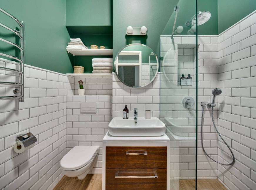 Современные ванные комнаты: идеи, советы и готовые проекты (65 фото)