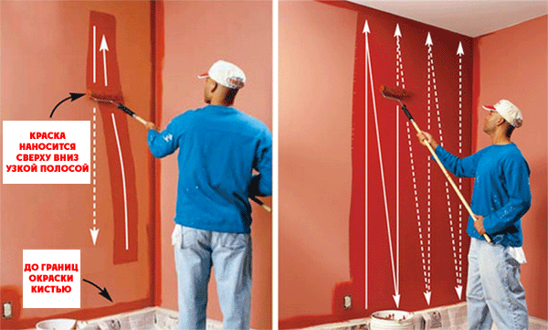 Простая технология покраски стен водоэмульсионной краской, видео