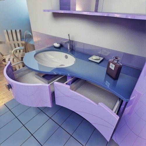 Модульная мебель для ванной комнаты. стандартные и нестандартные варианты