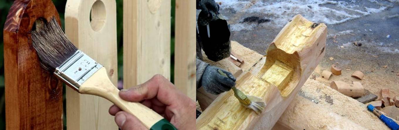Как правильно обработать деревянный дом антисептиком