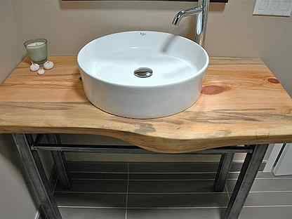 Какая накладная раковина на столешницу лучше подойдет в ванную комнату: материал и размеры, монтаж, уход