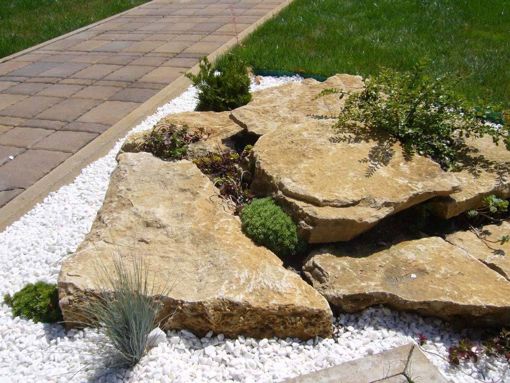 Использование декоративных камней в ландшафтном дизайне сада интерьер и дизайн