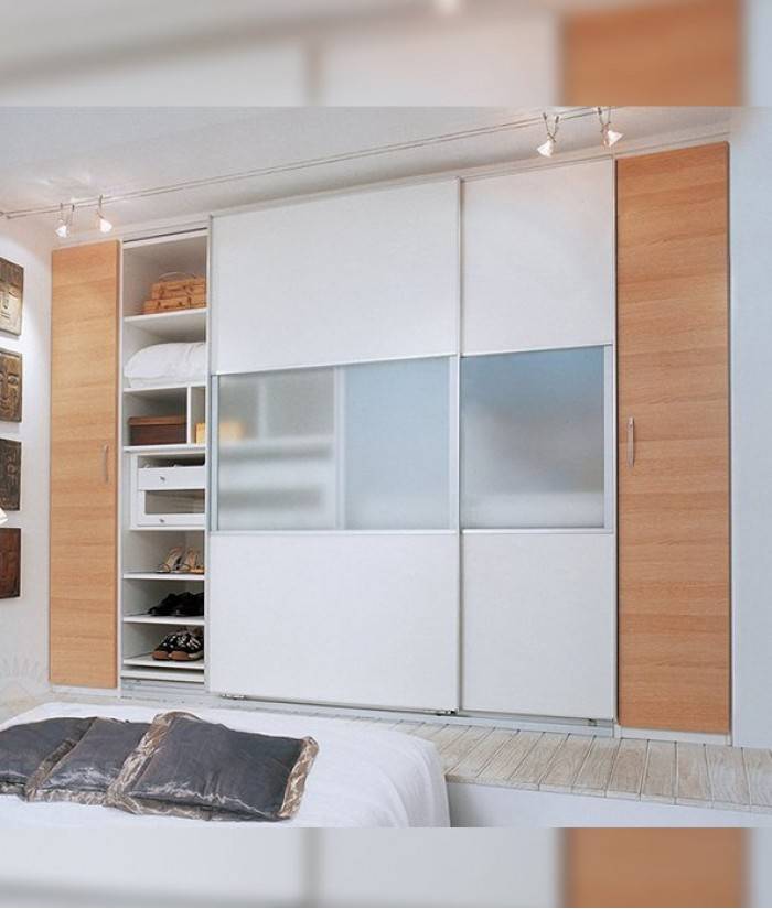 Встроенный шкаф в спальню: дизайн купе и распашных — фото, идеи, советы по выбору