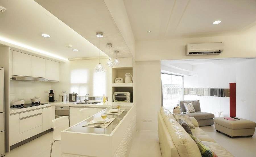 Кухня-гостиная 30 кв. м: фото дизайна, варианты интерьера и планировка проекта