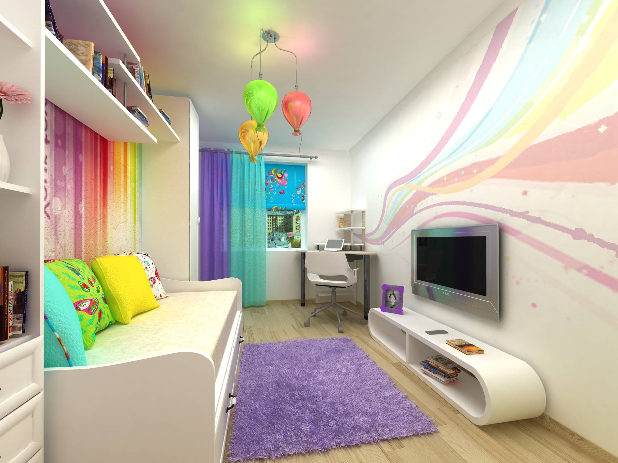 Детская 7 кв. м. - интерьер маленькой спальни и создание стиля (85 фото)