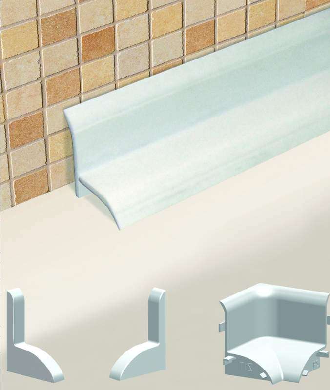 Керамические бордюры для ванны: установка, виды, размеры + видео