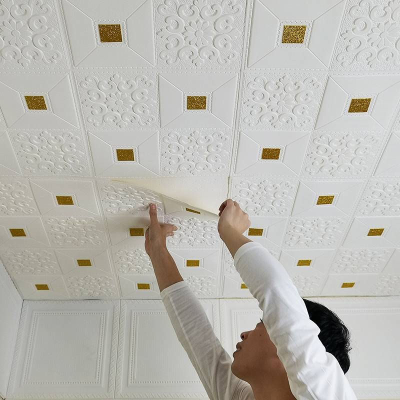 Лучшие варианты, как сделать декор потолка своими руками