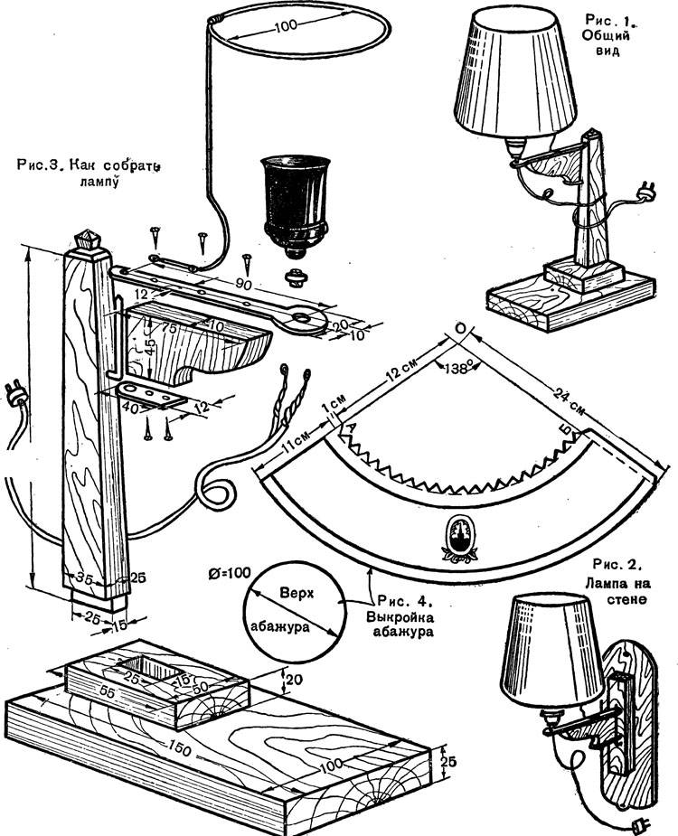 Напольный светильник своими руками: как сделать торшер из подручных материалов