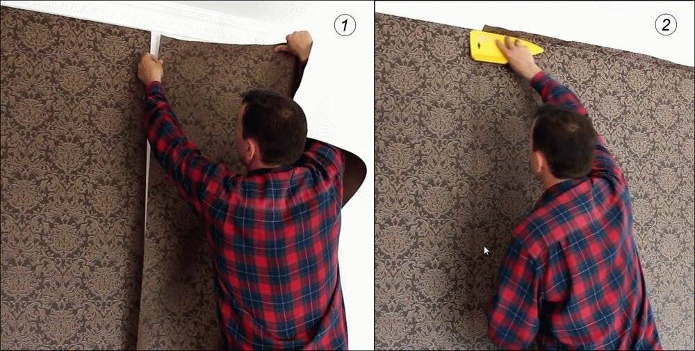 Как клеить фотообои на стену своими руками: пошаговые инструкции с фото и видео