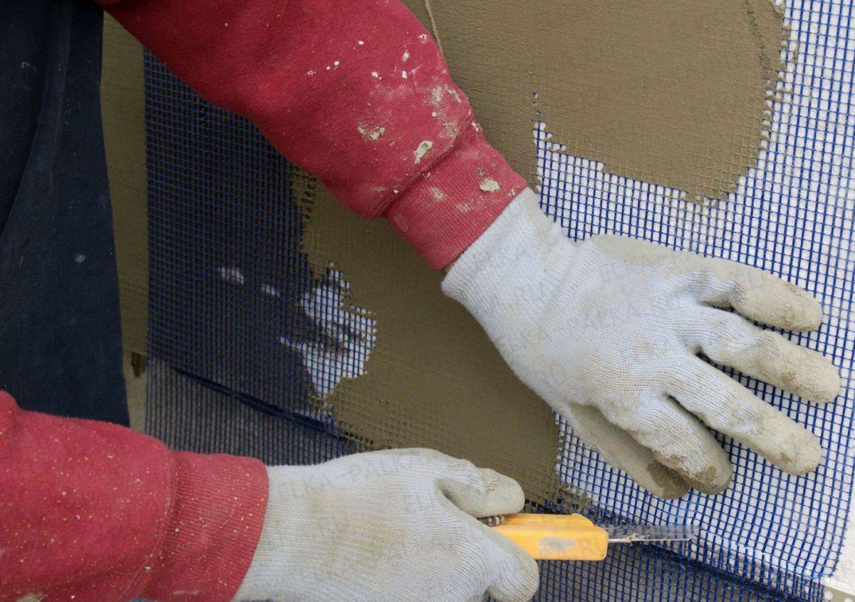 Шпаклевка пенопласта (пенополистирола, полистирола на фасаде)