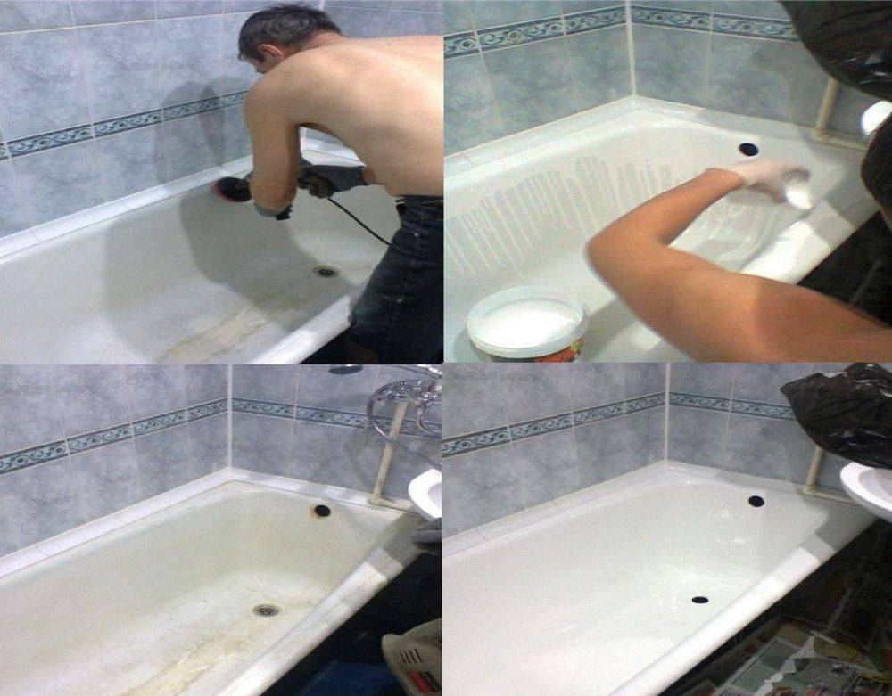 Покрытие ванны акрилом своими руками - как сделать правильно