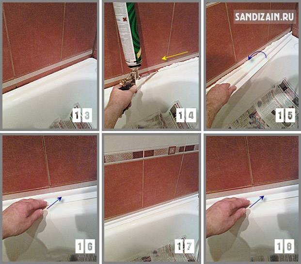 Как правильно установить ванну в ванной комнате своими руками — пошаговое видео и фото
