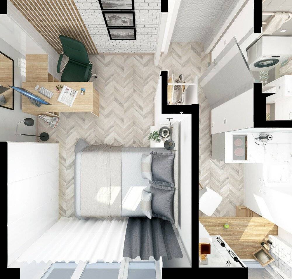 Квартира 28-29 кв.м: особенности дизайна и лучшие варианты распределения пространства