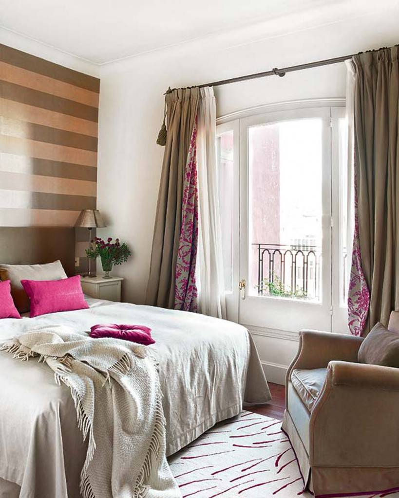 Занавески в спальню: 70 фото примеров интерьера и нюансы дизайна для современных стилей