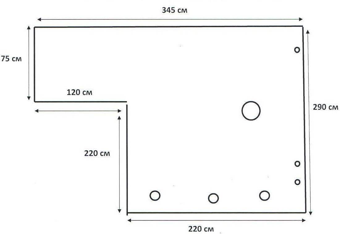 Как рассчитать площадь потолка — простые методы расчета для помещений неправильной формы