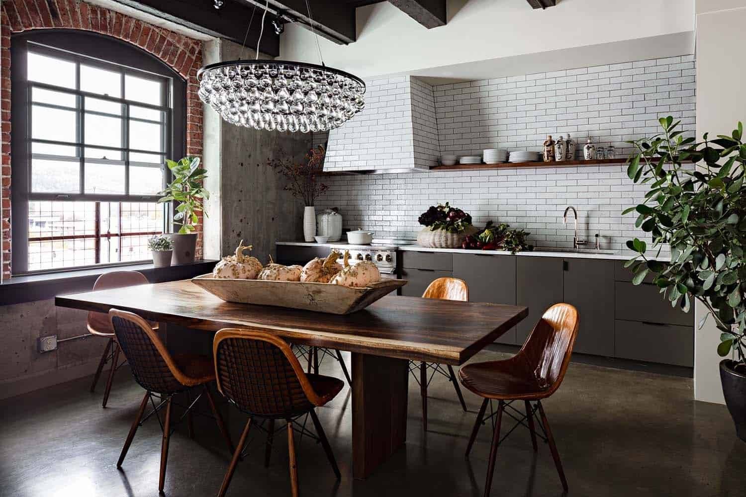 82 идеи дизайна кухни в стиле лофт — фото реальных интерьеров и советы