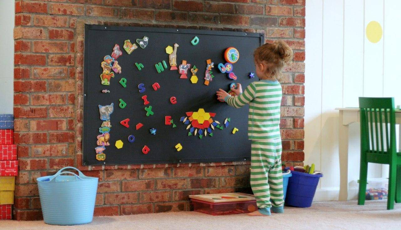 Грифельная краска: творим школьную доску на стене и не только
