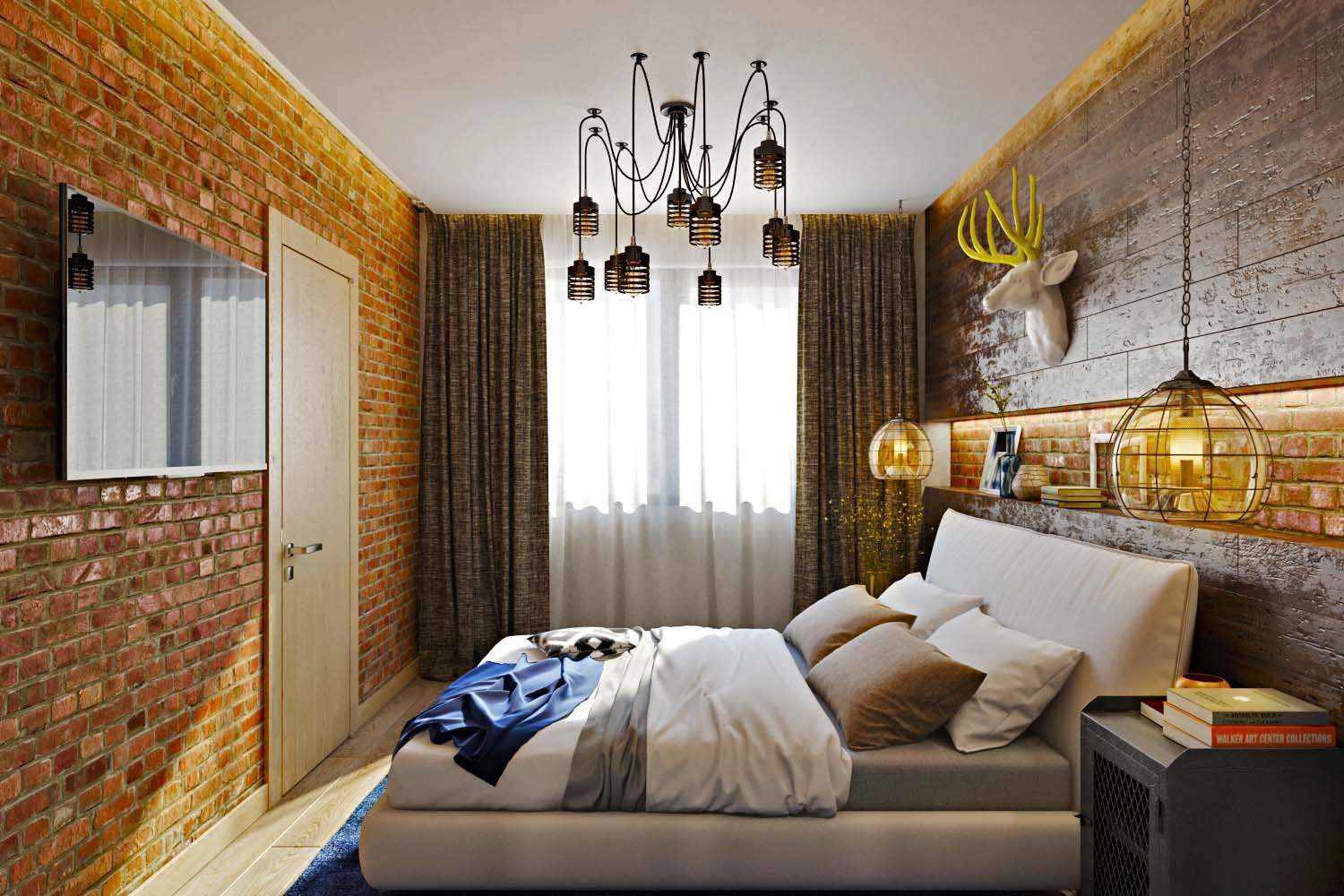 Спальня в стиле лофт: примеры дизайна, 70+ фото – rehouz