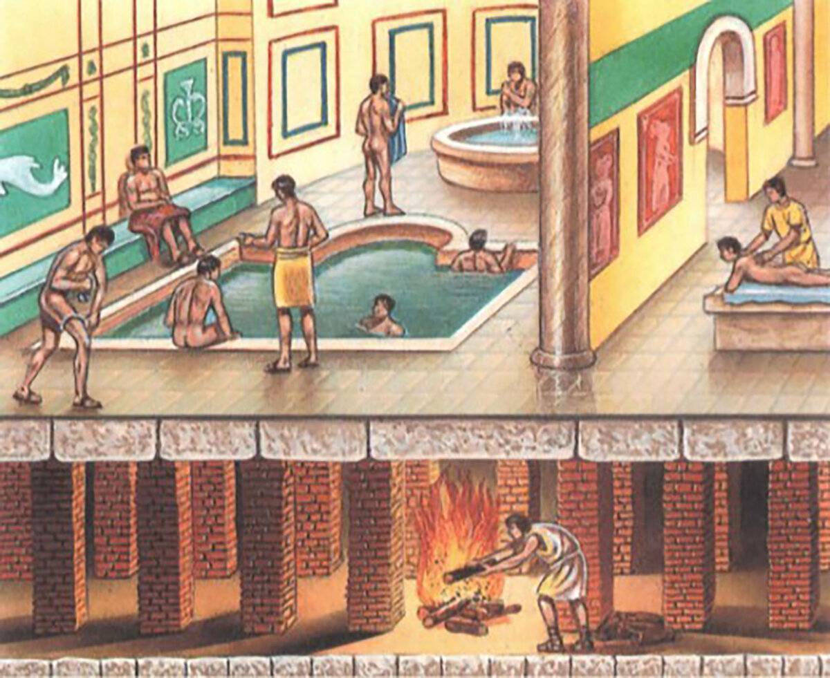 Римские бани терма, история появления, правила омовения распространение в наши дни