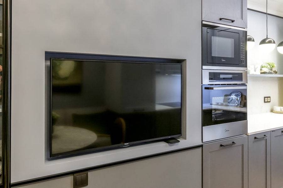 Маленький телевизор на кухню: топ-100 фото лучших вариантов