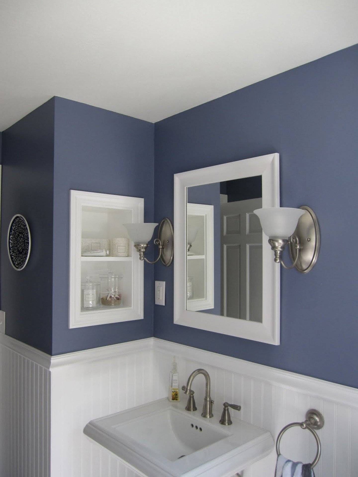 Покраска стен в ванной комнате: идеи дизайн интерьера с фото. плюсы и минусы окрашенных стен.