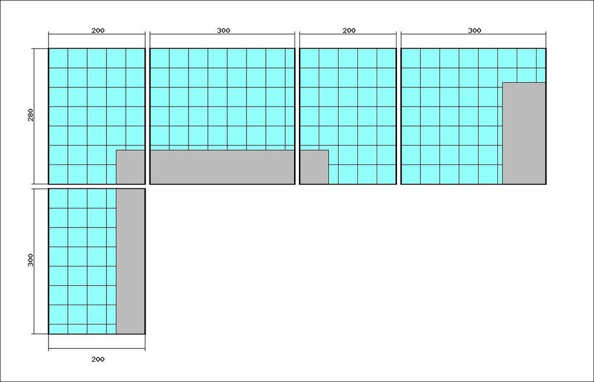 Рассчитываем площадь ванной комнаты для укладки плитки: примеры расчетов укладка • zonaplitki.ru