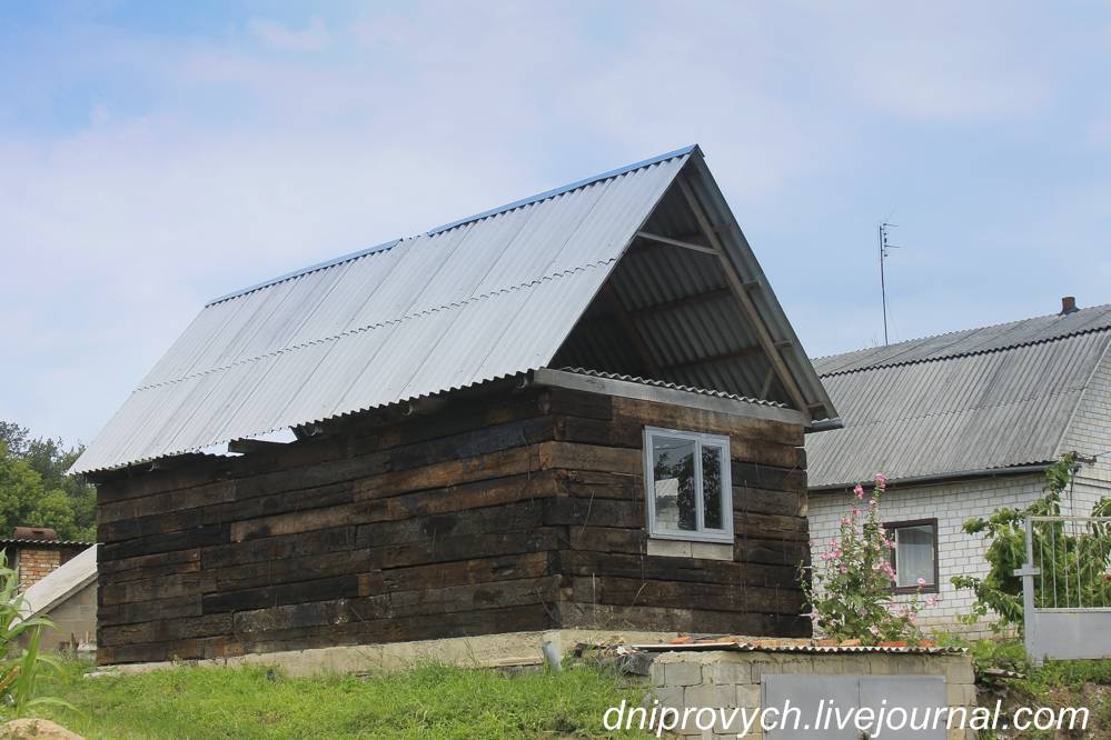 Баня из шпал своими руками