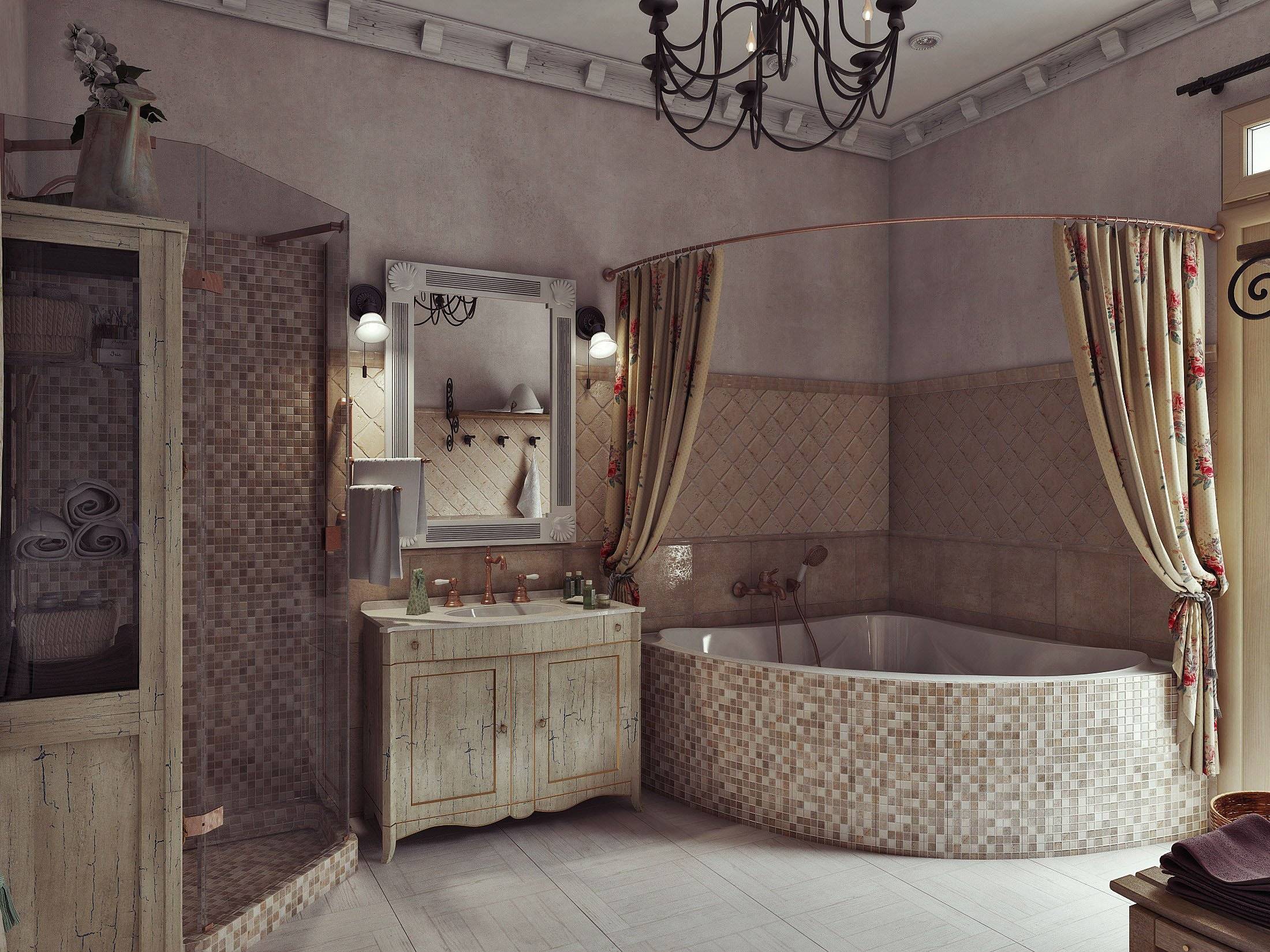 Ванная в стиле прованс: 100+ идей интерьера и вариантов дизайна на фото