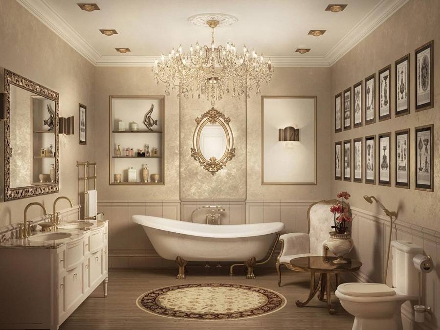Ванная арт деко: особенности оформления и готовые идеи дизайна (50 фото) | дизайн и интерьер ванной комнаты