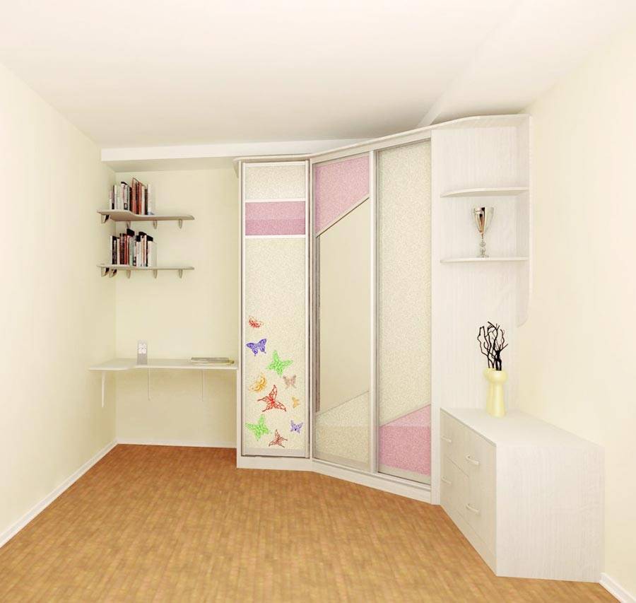 Угловой шкаф в детскую комнату — виды конструкций и правила выбора