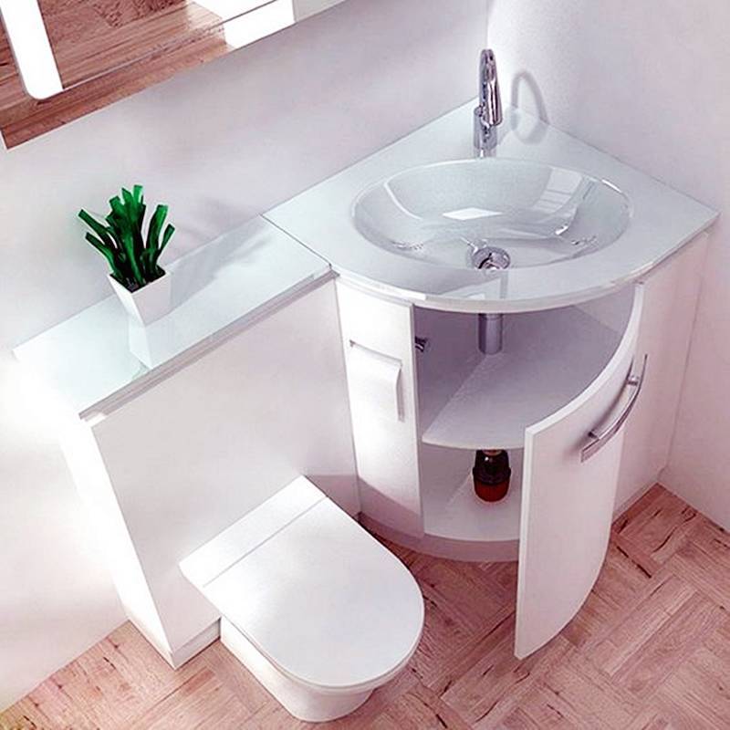 Дизайн маленькой ванной комнаты (реальные фото)