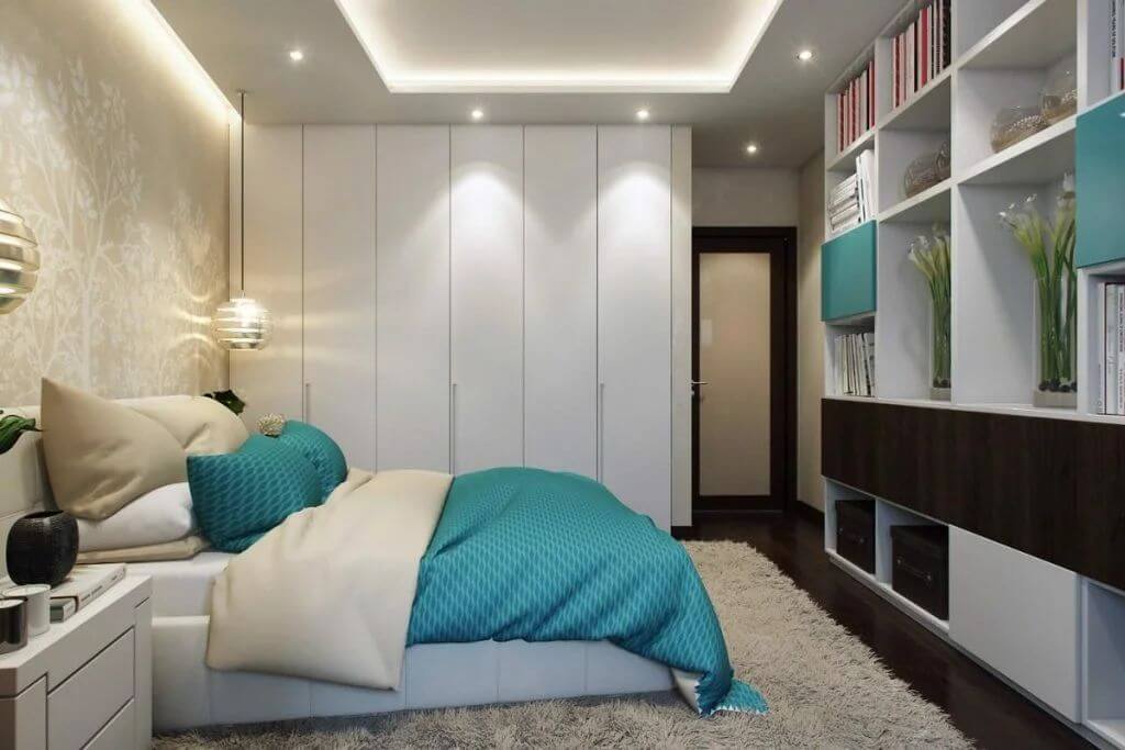 Дизайн спальни 12 кв. м - 100 лучших фото современных интерьеров