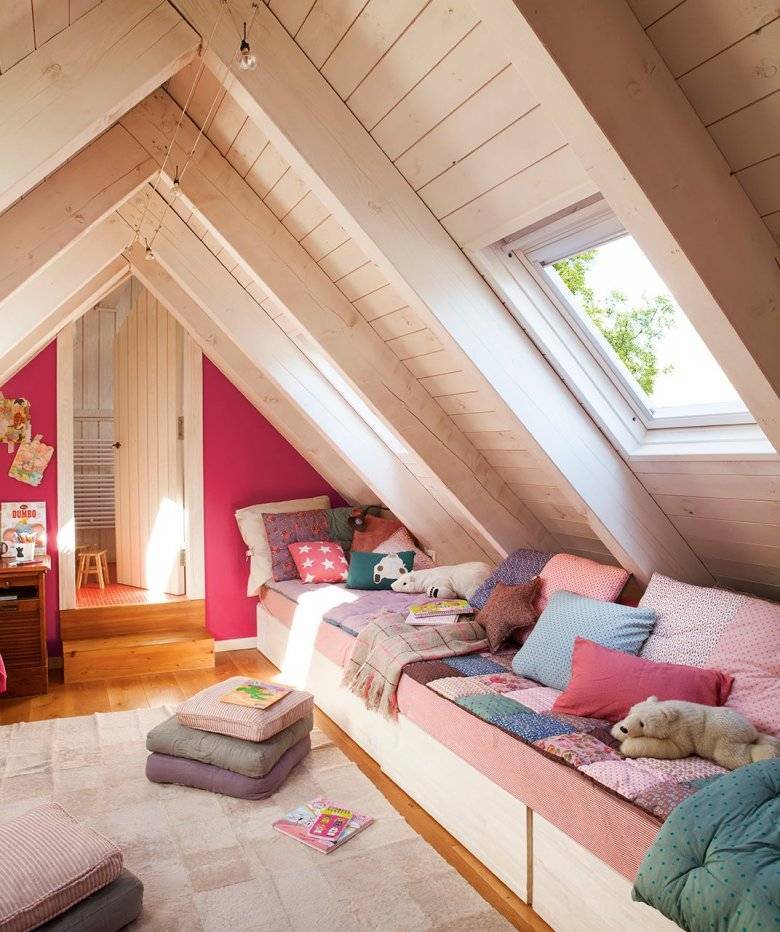 Гардеробная в мансарде (20 фото): особенности дизайна в частном доме со скошенным потолком » интер-ер.ру