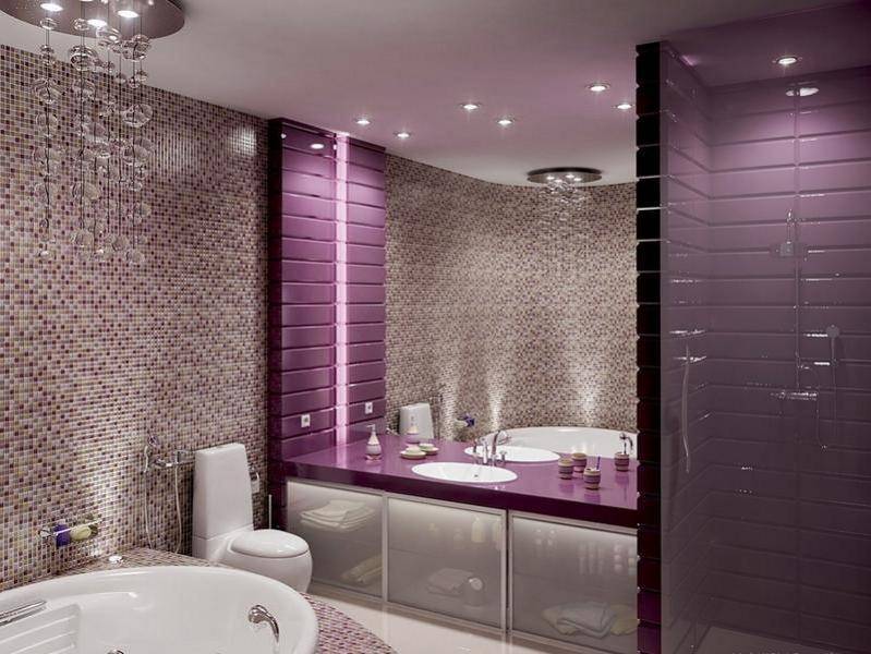 Плитка – мозаика для ванной комнаты