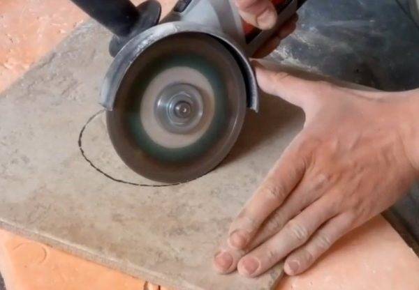 Как резать керамику болгаркой